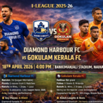 Fixture: Diamond Harbour FC vs Gokulam Kerala FC